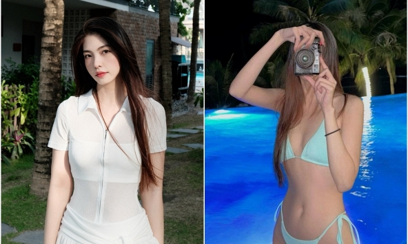 Bạn gái kém 9 tuổi của ca sĩ Việt được đề cử đẹp trai nhất thế giới: Lộ vòng eo chỉ 55cm 