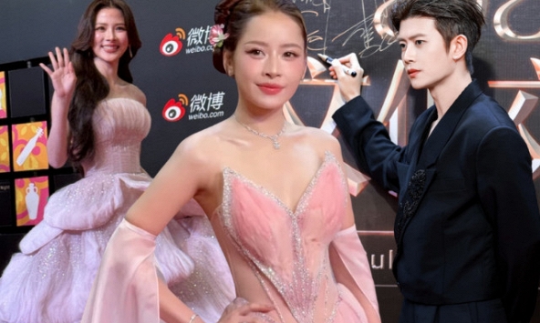 Chi Pu là nghệ sĩ Việt duy nhất bùng nổ visual trên thảm đỏ Gala Weibo, 'chặt đẹp' Baifern Pimchanok nhạt nhòa sến sẩm