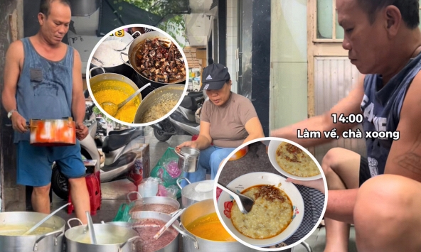 Người chồng 30 năm dậy từ 2 giờ sáng nấu cháo cho 'công chúa' bán rồi mới đi làm, đúng là Yang Gwan Sik ngoài đời thật!