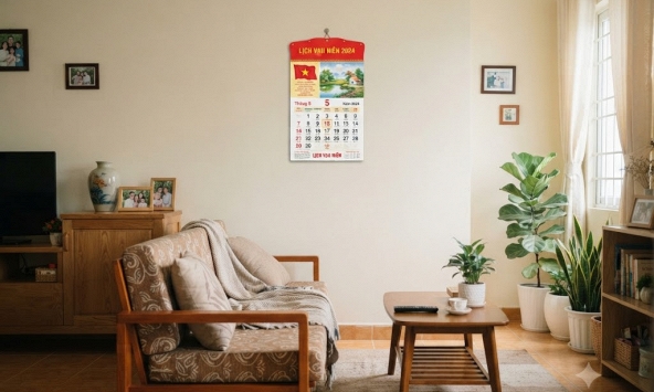 Vì sao nhiều gia đình vẫn thích dùng lịch treo tường?