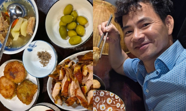 Loạt mâm cơm nhà cục trưởng Xuân Bắc: Không cắt tỉa rồng phượng, cũng chẳng xếp thành con công mà nhìn vẫn ngon!