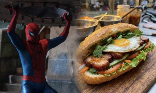 Món Việt ngon nhất thế giới xuất hiện trong bom tấn Spider-Man, khách Việt phấn khích vì một câu thoại