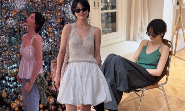 Song Hye Kyo chỉ cần 1 kiểu áo cũng đủ mặc đẹp cả hè: Style U50 đến gái trẻ cũng phải mê