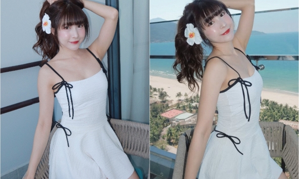 Check in Việt Nam trong kỳ nghỉ, hot girl cổ vũ nhận mưa lời khen vì quá xinh, follow tăng chóng mặt