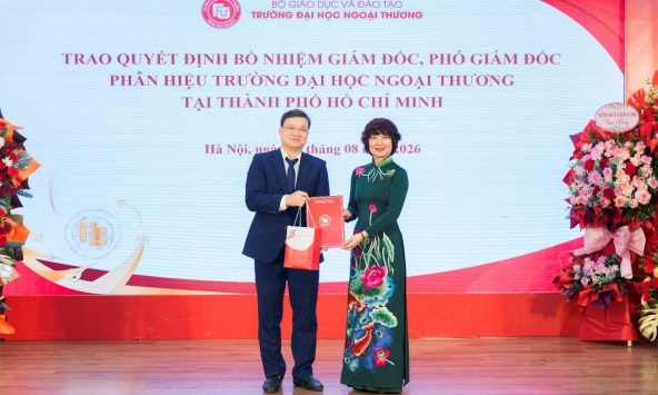 Điều động, bổ nhiệm Giám đốc và Phó Giám đốc Phân hiệu Trường Đại học Ngoại thương tại TP Hồ Chí Minh
