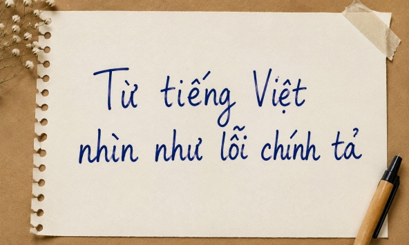Một từ tiếng Việt nhìn như lỗi chính tả nhưng lại tồn tại trong từ điển