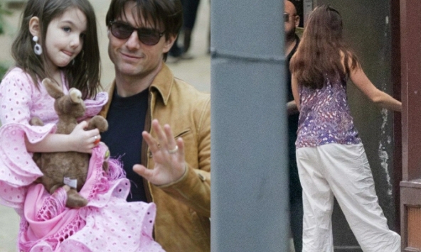'Tóm dính' khoảnh khắc Suri Cruise lộ diện sau khi cắt đứt quan hệ với bố ruột Tom Cruise