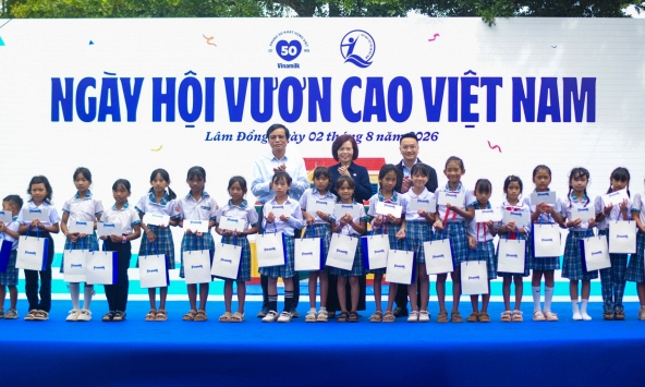 Hơn 500 học sinh vùng cao Lâm Đồng tham gia Ngày hội Vươn cao Việt Nam