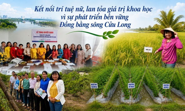 Kết nối trí tuệ nữ, lan tỏa giá trị khoa học vì sự phát triển bền vững khu vực Đồng bằng sông Cửu Long