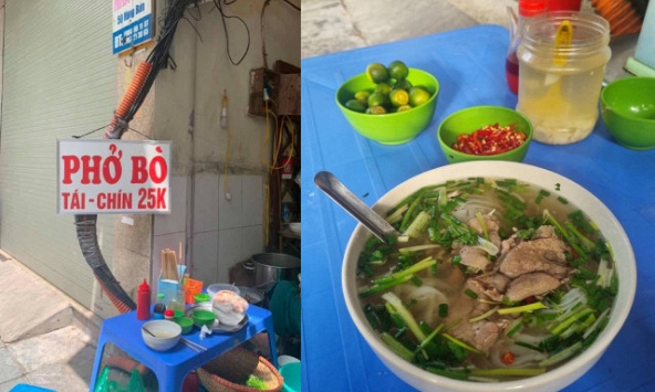 Bát phở 25.000 đồng giữa trung tâm Hà Nội gây sốt: 'Cứ tưởng nhìn nhầm, phải dụi mắt mấy lần'