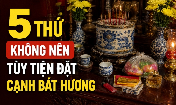 5 thứ không nên tùy tiện đặt cạnh bát hương