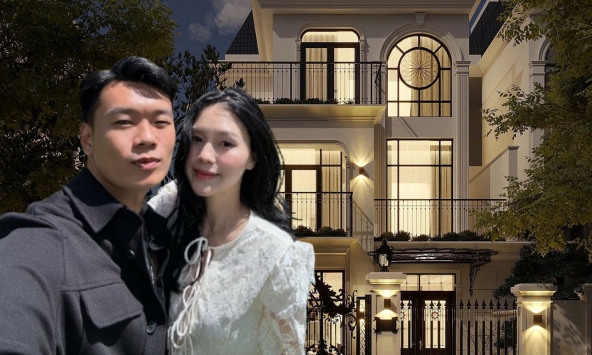 Cuộc sống viên mãn của cầu thủ Thành Chung và mỹ nhân Tuyên Quang trong căn biệt thự ở Hà Nội