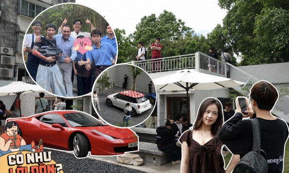 Quán cà phê của Văn Mai Hương ở Thảo Điền: Sân đỗ toàn siêu xe, MCK cũng yêu thích, đông đến mức phải đóng cửa để sắp xếp lại