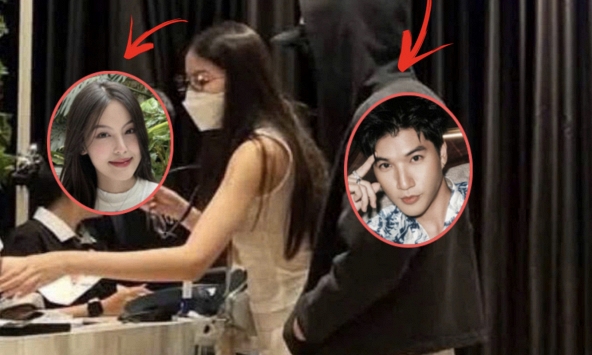 Tóm dính nam rapper 99 nổi tiếng và bạn gái hot girl đi chơi riêng, đàng trai che chắn kín bưng