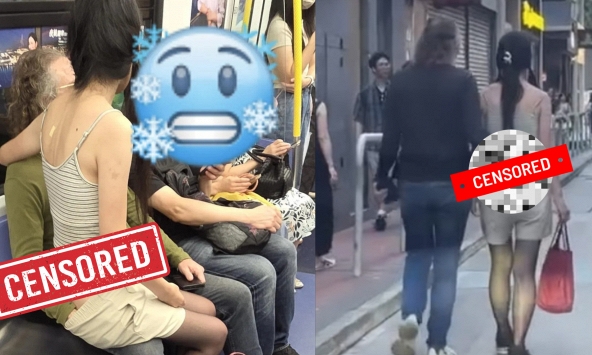 Vô tư 'động chạm' trên tàu điện, ý thức công cộng ở đâu cặp đôi ơi?