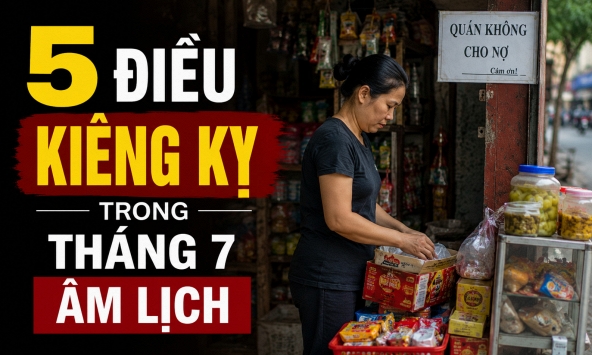 5 điều kiêng kỵ trong tháng 7 âm lịch (tháng cô hồn)