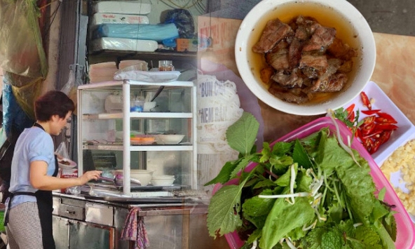 Ly hôn 10 năm vẫn giữ tên chồng cũ trên biển hiệu, chủ quán bún chả Hà Nội tiết lộ lúc mở quán chỉ học nghề đúng 3 ngày