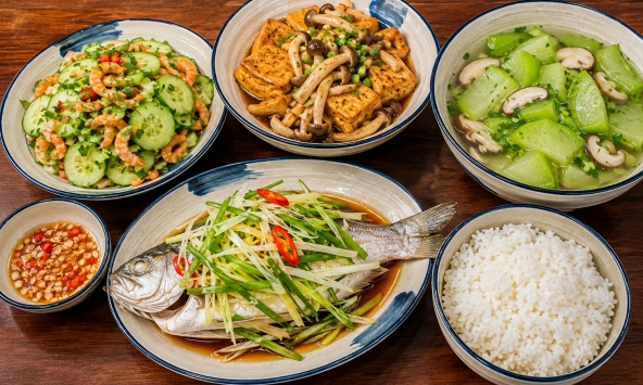 Mâm cơm 10 điểm ngày nắng nóng, nấu nhanh ăn ngon không ai cưỡng nổi