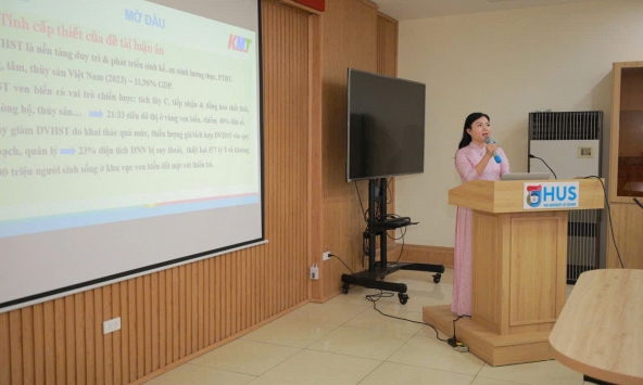 NCS. Nguyễn Thị Thu Hà đưa giá trị hệ sinh thái vào bài toán phát triển vùng ven biển