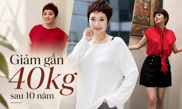 Từ 95kg xuống 56kg: Hành trình giảm cân kéo dài hơn 10 năm của nữ diễn viên U60 gây chú ý