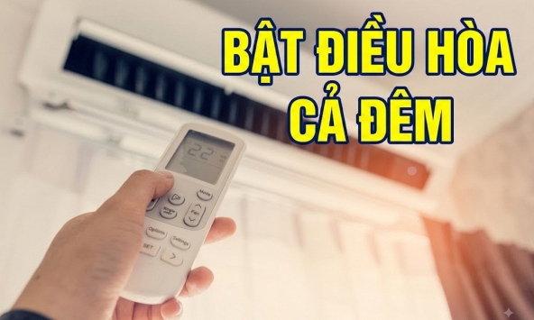 Chuyện gì xảy ra khi bật điều hòa cả đêm?