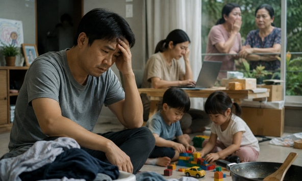 40 tuổi không xin được việc làm, tôi ở nhà trông con cho vợ ra ngoài kiếm tiền: Bất ngờ phát hiện bản thân là đề tài của cả xóm