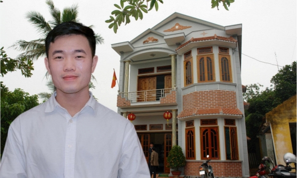 Căn nhà ở quê của Lương Xuân Trường