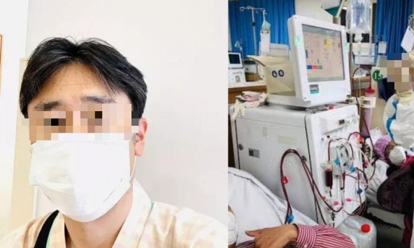 Chủ xe đồ ăn phát hiện teo thận phải, suy thận giai đoạn 3, người vợ khóc: 'Tôi bảo đừng làm nhưng anh ấy không nghe'