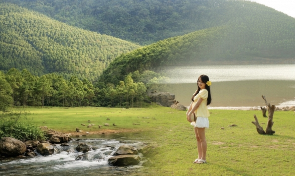 Việt Nam có một bãi cỏ mỗi năm chỉ nổi lên vài tháng rồi lại chìm xuống lòng hồ, cách Hà Nội đúng 80km