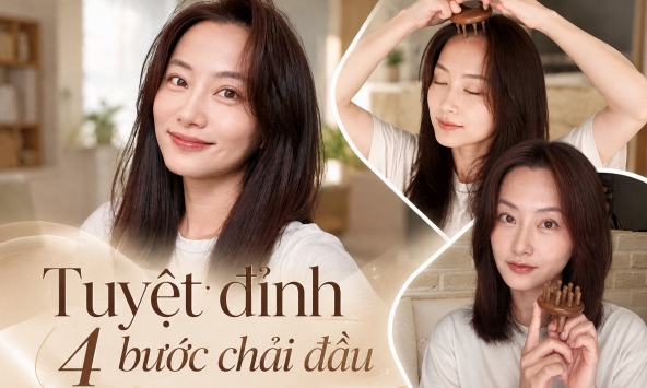 Một nữ diễn viên U50 gây sốt vì quá trẻ: Làm đúng 4 bước chải đầu sẽ có mái tóc bồng bềnh và gương mặt tươi tắn