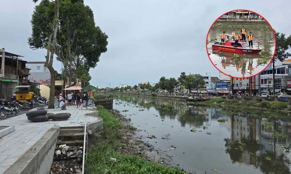 Danh tính thanh niên 19 tuổi mất tích trong vụ 4 người thách nhau bơi qua sông sau bữa nhậu 