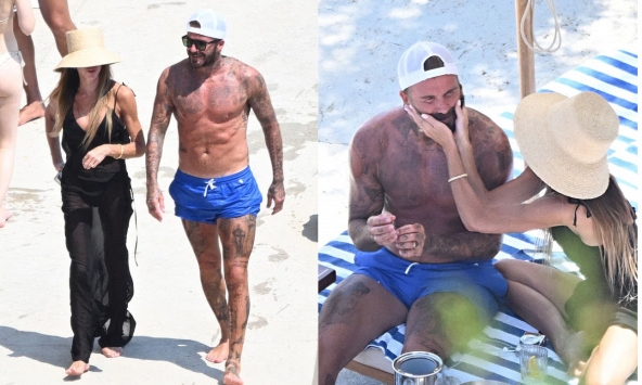 David Beckham cởi trần khoe body săn chắc ở tuổi 51