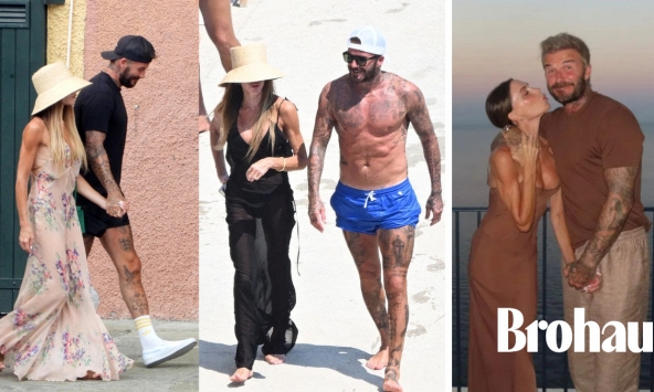 Body tuổi ngũ tuần của David Beckham đúng là 'hàng cực phẩm'!