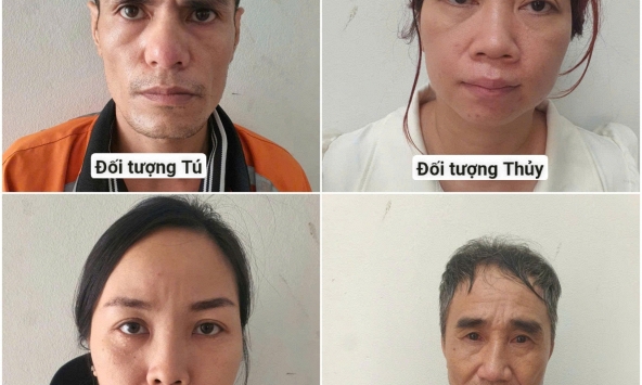 Công an bắt giữ Đỗ Thị Thu Huyền tại cổng trường