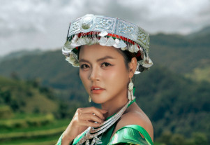 Thu Quỳnh hóa thiếu nữ vùng cao giữa ruộng bậc thang Mù Cang Chải