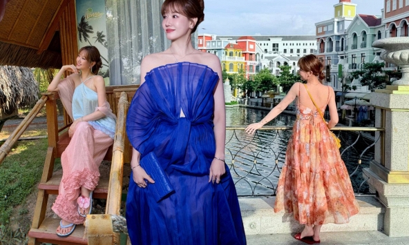 Cô gái Hàn làm 'con dâu Việt Nam', cưới người đàn ông quyền lực nhất nhì showbiz: U45 đẹp kinh diễm, lên đồ cứ như tuổi 20
