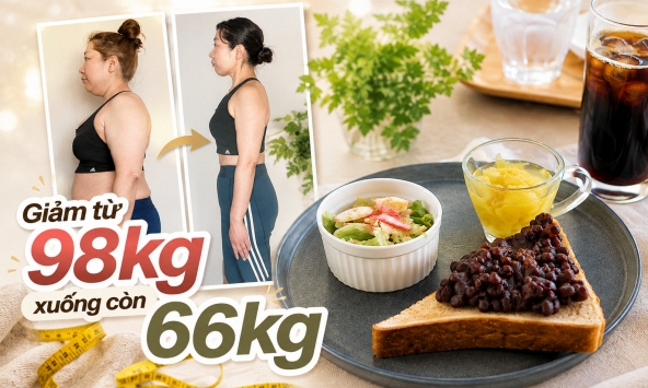 Một phụ nữ Nhật Bản U50 giảm 32kg trong 9 tháng nhờ '5 thói quen' mà không cần nhịn ăn, cũng không tăng cân trở lại trong nhiều năm