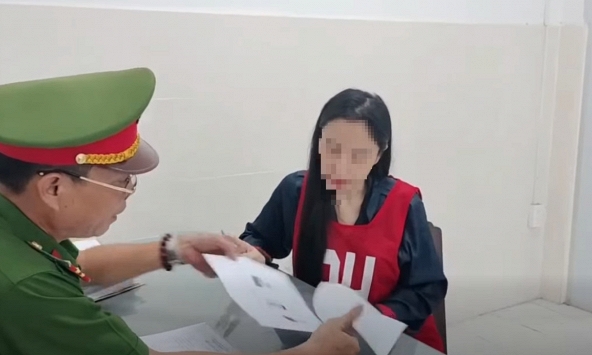 Thi hành lệnh bắt tạm giam Tôn Nữ Hải Yến SN 1990