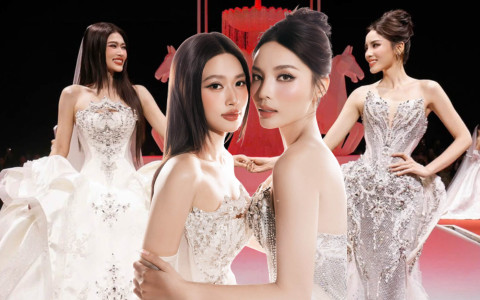 Trọn bộ ảnh Kỳ Duyên - Thiên Ân chụp đồ cưới