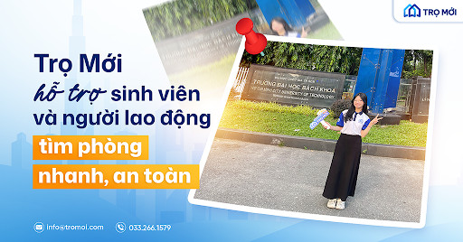 Trọ Mới hỗ trợ sinh viên và người lao động tìm phòng nhanh, an toàn