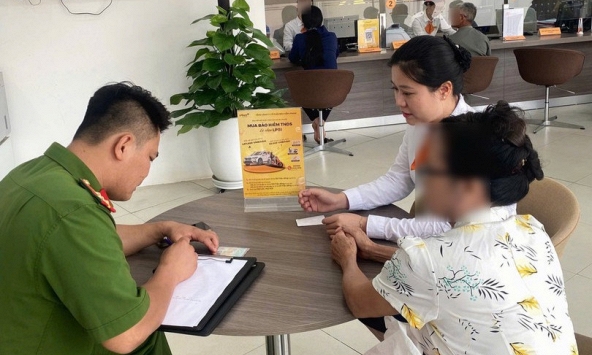 Công an thông báo đến người dân có giao dịch chuyển khoản với nội dung sau