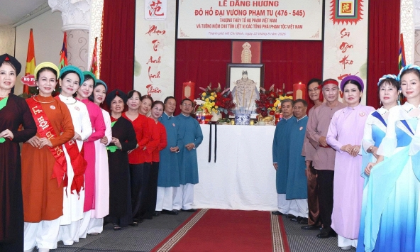 Họ Phạm Việt Nam tưởng niệm Thượng Thủy tổ Phạm Tu tại TP HCM