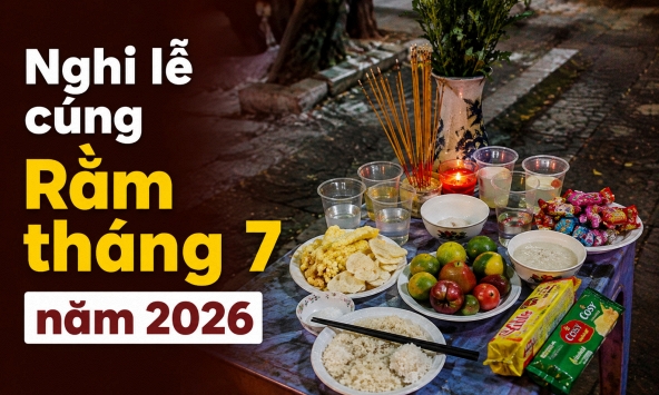 Nghi lễ cúng Rằm tháng 7 năm 2026
