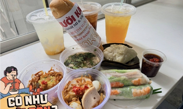 Bụng réo giữa giờ, có ngay loạt món ngon tiếp sức cho học sinh, sinh viên