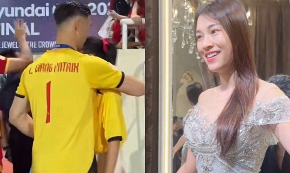 MC Hoàng Oanh đi thử váy cưới trước ngày công khai với Lê Giang Patrik ở Mỹ Đình