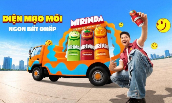 Mirinda thay đổi bộ nhận diện thương hiệu mới: Táo bạo hơn, trẻ trung hơn, tiếp nối sứ mệnh lan tỏa niềm vui và nụ cười