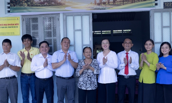 Thêm 55 mái ấm được Phân Bón Cà Mau trao tặng tại Thạnh Xuân, thành phố Cần Thơ