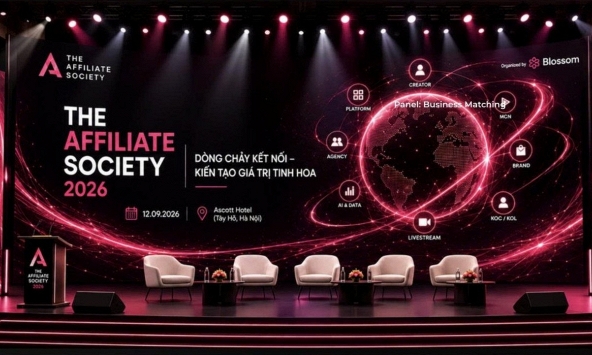 The Affiliate Society 2026 - Điểm chạm kết nối hơn 200 nhà sáng tạo nội dung cùng 40 nhãn hàng trong kỷ nguyên thời đại số