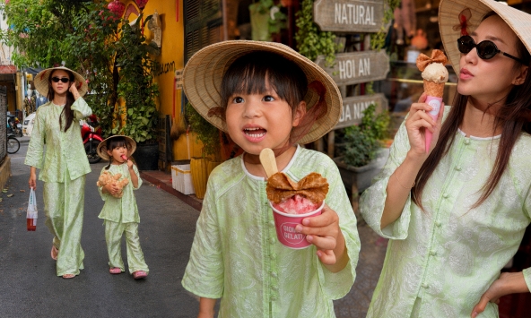 Bé Pam càng lớn càng 'đốn tim' dân mạng: Gom hết nét đẹp của Long Hạt Nhài và Salim, đúng chuẩn 'cô con gái quốc dân'