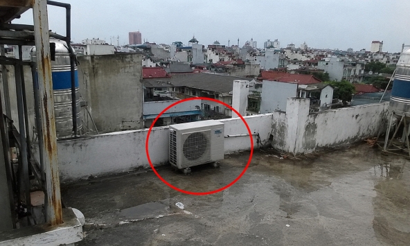Có nên làm mái che cho cục nóng điều hòa trên mái nhà, sân thượng?
